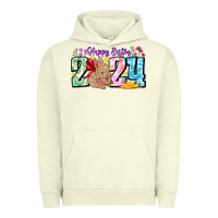Pigment Pistachio Happy Easter 2024 Urban Hoodie - CowhideDigitalArt