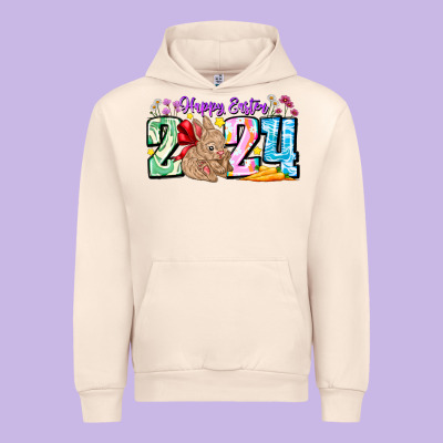 Happy Easter 2024 Urban Hoodie Designed By Cowhidedigitalart