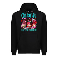 Black gnome sweet gnomes olivia Premium Hoodie - OliviaCreatesArt