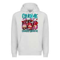 Dove Grey gnome sweet gnomes olivia Premium Hoodie - OliviaCreatesArt