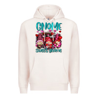 Pale Pink gnome sweet gnomes olivia Premium Hoodie - OliviaCreatesArt