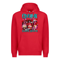 Red gnome sweet gnomes olivia Premium Hoodie - OliviaCreatesArt