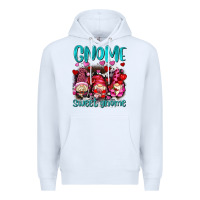 White gnome sweet gnomes olivia Premium Hoodie - OliviaCreatesArt