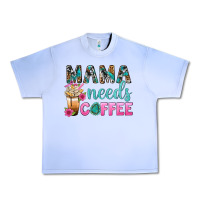 Grape Ice Mama Needs Coffee Bbs Urban Heavy Tee - BundleAndBundleShop