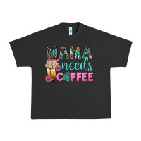 Pigment Black Mama Needs Coffee Bbs Urban Heavy Tee - BundleAndBundleShop