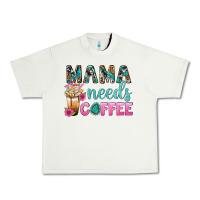 Pistachio Mama Needs Coffee Bbs Urban Heavy Tee - BundleAndBundleShop