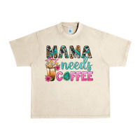 Sandshell Mama Needs Coffee Bbs Urban Heavy Tee - BundleAndBundleShop