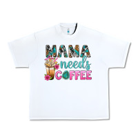 White Mama Needs Coffee Bbs Urban Heavy Tee - BundleAndBundleShop