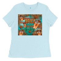 Baby Blue spice spice baby pumpkin spice latte Ladies Tee - Jasminsmagicworld