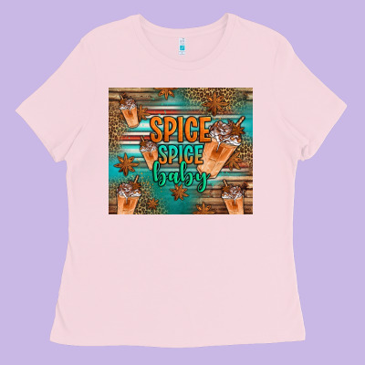 Spice Spice Baby Pumpkin Spice Latte Ladies Tee Designed By Jasminsmagicworld