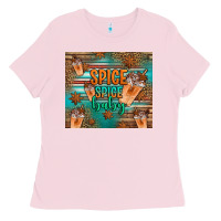 Bubblegum Pink spice spice baby pumpkin spice latte Ladies Tee - Jasminsmagicworld