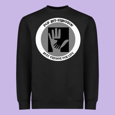 Pop Pop And Grandson Best Friends For Life Heavyweight Sweatshirt Designed By Bettercallsaul