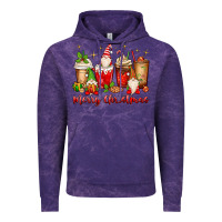 Cloud Purple merry christmas gnomes coffee cups Vintage Hoodie - MaliasSmallBusiness