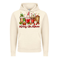Vintage Artic merry christmas gnomes coffee cups Vintage Hoodie - MaliasSmallBusiness