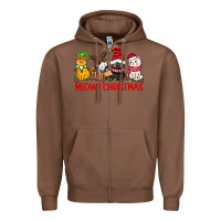 Chestnut meowy christmas Zipper Hoodie - CowGirlArtShop
