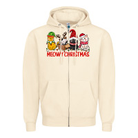 Sandshell meowy christmas Zipper Hoodie - CowGirlArtShop