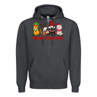 Smoke meowy christmas Zipper Hoodie - CowGirlArtShop