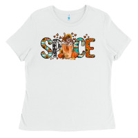 White pumpkin spice latte Ladies Tee - Jasminsmagicworld