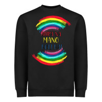Black BURA NA MANO HOLI HAI Heavyweight Sweatshirt - Bettercallsaul