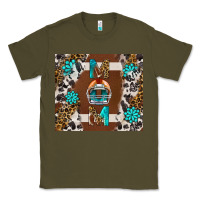 Army Green American Football Mom Tumbler Classic Tee - BundleAndBundleShop