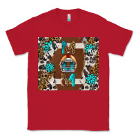 Red American Football Mom Tumbler Classic Tee - BundleAndBundleShop