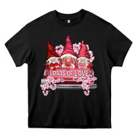 Black loads of love with flowers Heavy Core Tee - NancyCooperArtShop