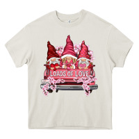 Cream loads of love with flowers Heavy Core Tee - NancyCooperArtShop