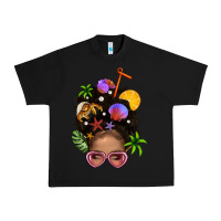 Black Beach Hair Afro Messy Bun Bbs Urban Heavy Tee - BundleAndBundleShop