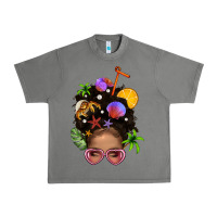 Tornado Beach Hair Afro Messy Bun Bbs Urban Heavy Tee - BundleAndBundleShop