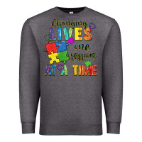 Charcoal Heather Changing lives one session at a time Premium Sweatshirt - FaDigitalArtStudio