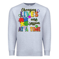 Heather Grey Changing lives one session at a time Premium Sweatshirt - FaDigitalArtStudio