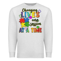 Oatmeal Heather Changing lives one session at a time Premium Sweatshirt - FaDigitalArtStudio