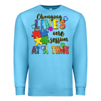 Ocean Blue Changing lives one session at a time Premium Sweatshirt - FaDigitalArtStudio