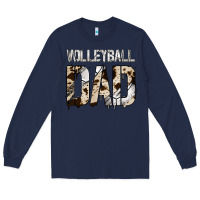 Navy Volleyball Dad Long Sleeve Tee - Bettercallsaul