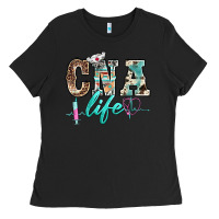 Black western nurse cna life Ladies Tee - BarkalooDesign