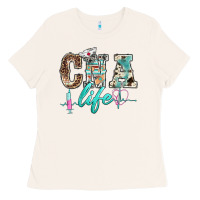 Bone western nurse cna life Ladies Tee - BarkalooDesign