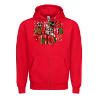 Red santas favorite ho Zipper Hoodie - CowGirlArtShop