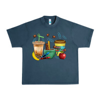 Midnight Navy School Boy Coffee Cup Bbs Urban Heavy Tee - BundleAndBundleShop