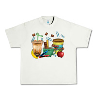 Pistachio School Boy Coffee Cup Bbs Urban Heavy Tee - BundleAndBundleShop