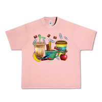 Salmon School Boy Coffee Cup Bbs Urban Heavy Tee - BundleAndBundleShop
