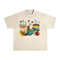 Sandshell School Boy Coffee Cup Bbs Urban Heavy Tee - BundleAndBundleShop
