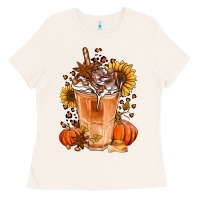 Bone pumpkin spice ice latte Ladies Tee - Jasminsmagicworld