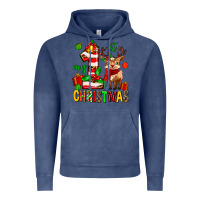 Vintage Denim my first christmas reindeer Vintage Hoodie - MaliasSmallBusiness