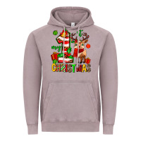 Vintage Zinc my first christmas reindeer Vintage Hoodie - MaliasSmallBusiness