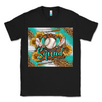 Black Baseball Mom Squad Tumbler Classic Tee - BundleAndBundleShop