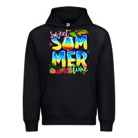 Black summer time Urban Hoodie - CowhideDigitalArt