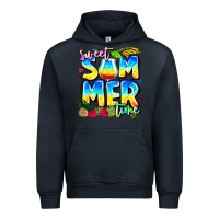 Navy summer time Urban Hoodie - CowhideDigitalArt