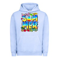 Pigment Grape Ice summer time Urban Hoodie - CowhideDigitalArt