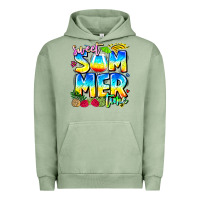 Pigment Oil Green summer time Urban Hoodie - CowhideDigitalArt