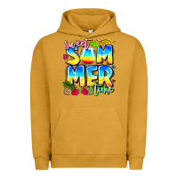 Pigment Peanut Butter summer time Urban Hoodie - CowhideDigitalArt